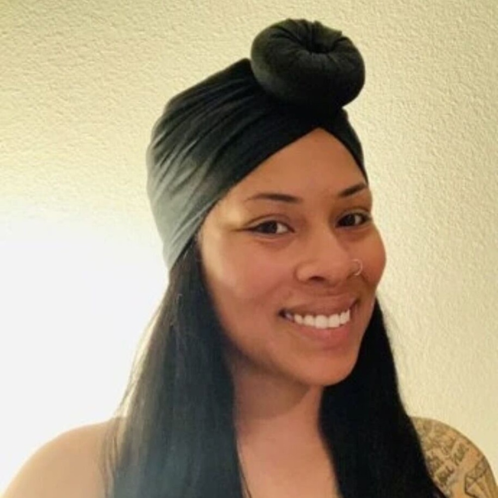 Black Turban Headwrap